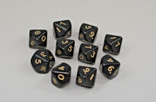 RPG 10x W10 Würfel Set Poly