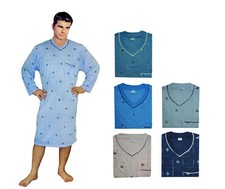 Herren Nachthemd   langarm