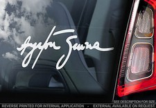 Ayrton Senna - Auto Fenster