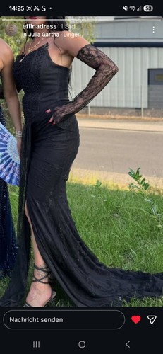 Elegantes schwarzes abendkleid - elegantes,