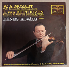 Mozart Beethoven Dénes Kovács Orchestra Of The Hungarian Radio Violin Concertos