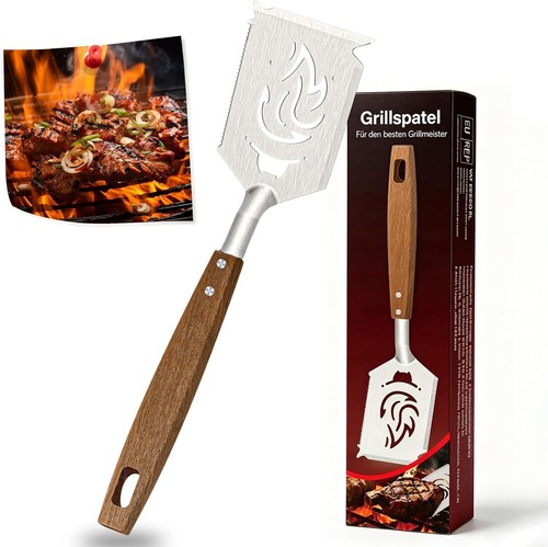 Grillspachtel 1 holzgriff - 7,