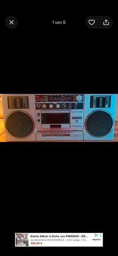 Toshiba stereo radio - radio, cassette