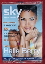 Sky TV Guide Jul 2002 Rare OOP Halle Berry Tm Hanks Ch Sheen New Polybag Sealed 