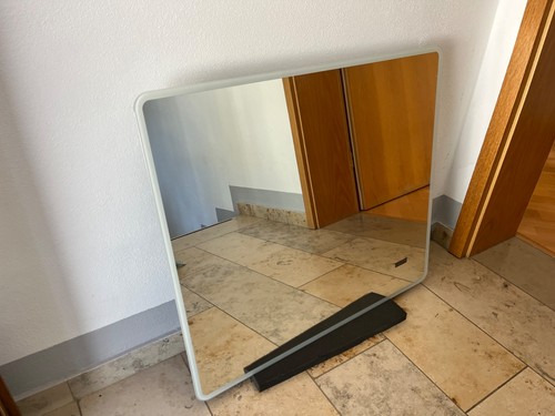 Led badspiegel 80x70cm mit - badspiegel,