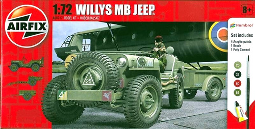 Airfix a68217 willys jeep - airfix,
