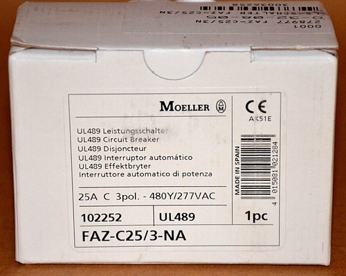 Moeller faz c25 na - moeller, faz-c25/3-na