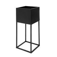 Blumen Topf m. Gestell eckig