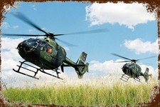 Retro Blechschild EC 135