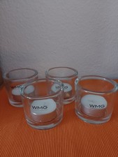 Teelichtgläser, 4 Stk.