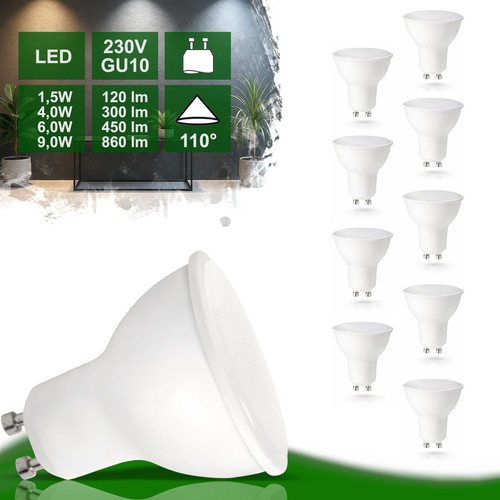 Led gu10 leuchtmittel 4w - leuchtmittel, 1,5w