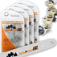 4x Sägekette + Schwert Halbmeißel 40cm 3/8" LP 1,3mm 56TG für MATRIX EK 2200-40