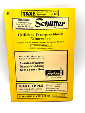 Örtliches Fernsprechbuch Winnenden Juni 1959 Telefonbuch I Sehr guter Zustand