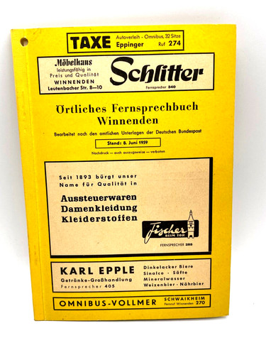 örtliches fernsprechbuch - Örtliches,