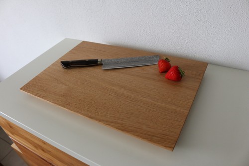 Schneidebrett eiche massiv - eiche,