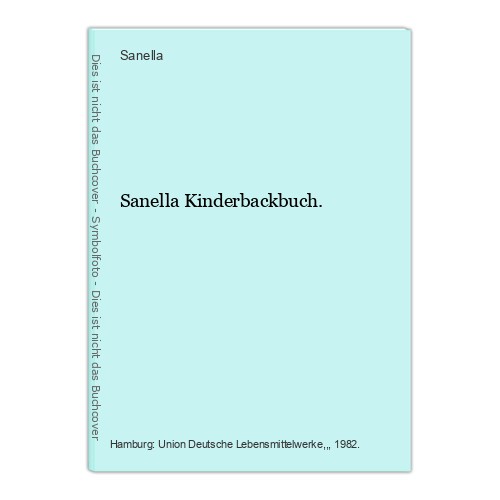 Sanella kinderbackbuch - sanella,