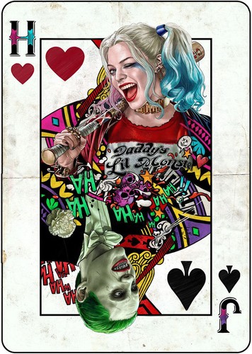 Harley quinn joker karte card - karte,