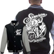 Simson Schwalbe Pinup Collegejacke GrKult S51 DDR 2Takt Minol VEB Ostkult Simson