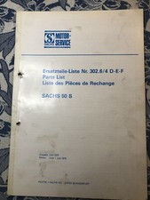 Ersatzteilliste für Sachs 50