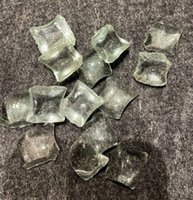 GLASSTEINE 4-10mm, Glaskies, Dekoration, Glas, Eisfarbig