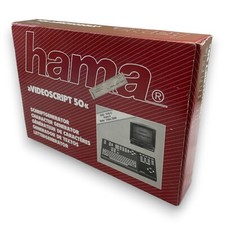 Hama Videoscript 50 Schriftgenerator | OVP | Video Schnitt Retro Technik