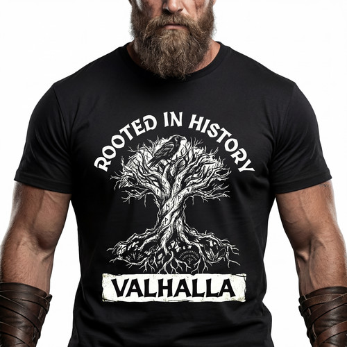 Wikinger shirt lebensbaum - wikinger, t-shirt