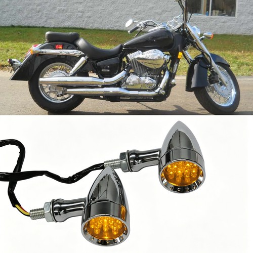 Chrom motorrad bullet led - chrom,