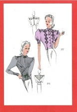 2 Mode-Zeichnungen „Wiener