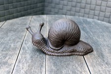 Gartenfigur Schnecke Gusseisen