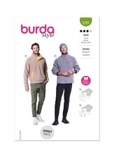 Burda 5791 HERREN Sweatshirt Nähmuster Größen 36 - 46 Fähigkeit: