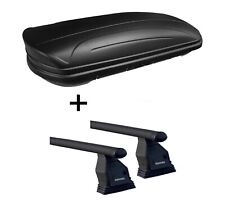 Dachbox VDPMAA320 matt 320L + Dachträger Tema für für BMW 5er F10 4Türer 10-16 S