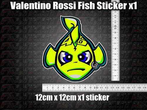 Fisch aufkleber sticker x1 - aufkleber,