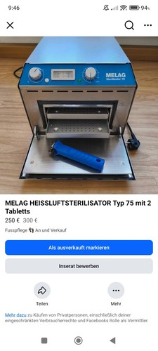 Melag sterilisator - melag, 75