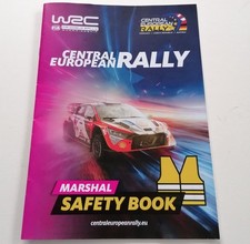 WRC CER 2025 Marshal Safety Book 28 Seiten Central European Rally Rallye