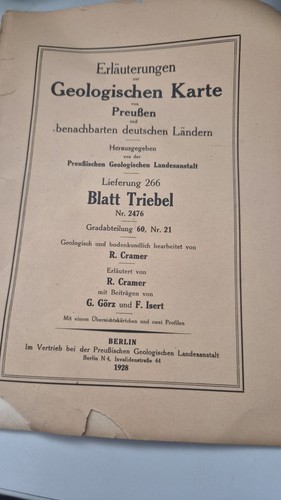 Geologische karte blatt - geologische,