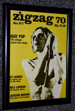 IGGY POP band A4 FRAMED