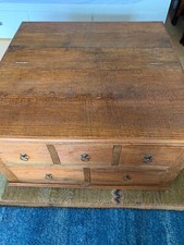 Teak Holz Truhe - UNIKAT und EINZIGARTIG - 93cm x 93cm x 55cm