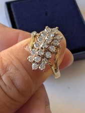 Diamantring 14k 585 gold - diamantring,
