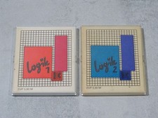 2x DDR Spiel - Schiebefix Logik 1 / 2 mit Anleitung VEB Kamenzer Spielwaren