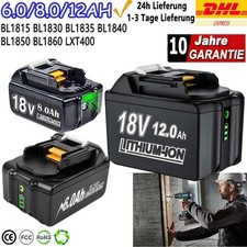 4x Original 18V 12Ah für