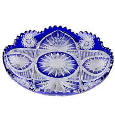 Kristall Glas Platte Schale Ø