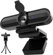Webcam Kamera 4K mit Mikrofon und Stativ Privat für PC Computer Desktop B392