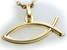 Pendant Ychthis Real Gold 333