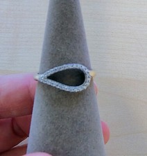 Damenring, Topas, 925er