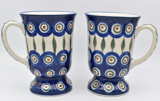 Bunzlauer Keramik Tassen 2 Stück. Kaffeetasse Teetasse Becher. Handgefertigt