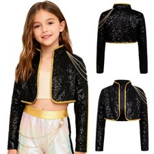 Mädchen pailletten jacke - de,