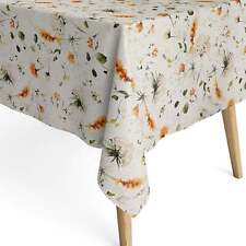 Jacquard Tischdecke beschichtete Baumwolle DESTA Wildblumen eckig rund oval