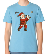 Santa Golfing T-Shirt Winter