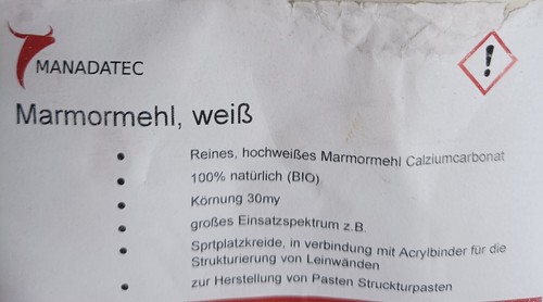 Bio marmormehl 250 gramm - marmormehl,