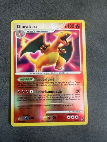 Pokémon karte glurak - pokémon,